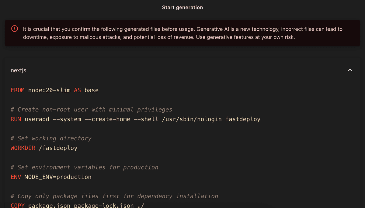 Generate Build Files screenshot